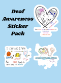 Deaf Awareness Sticker Pack