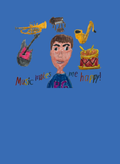 Music Makes Me Happy Sweatshirt