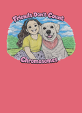 Friends Don't Count Chromsomes Comfort Color Tee