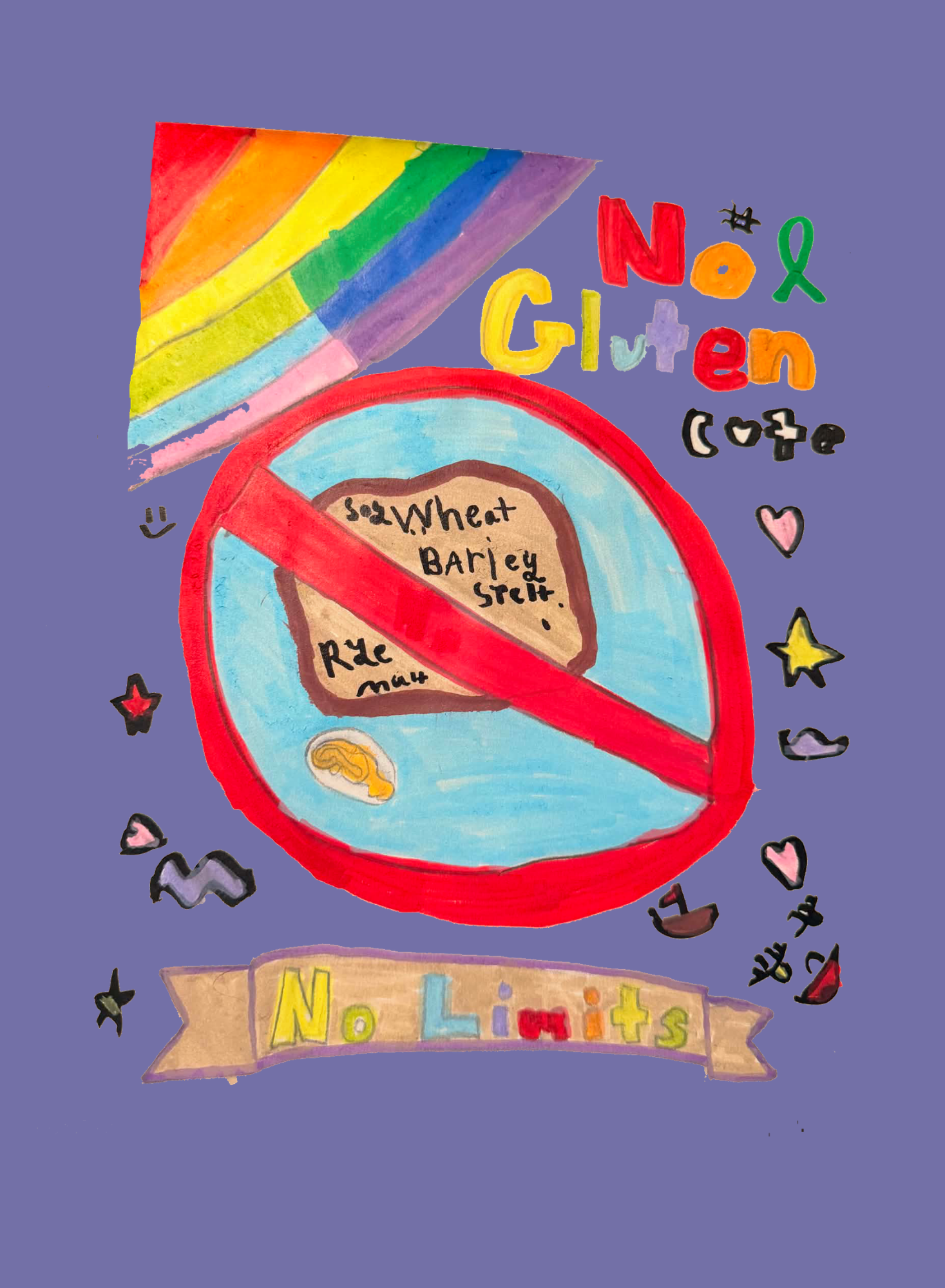 No Gluten No Limits Comfort Color Tshirt