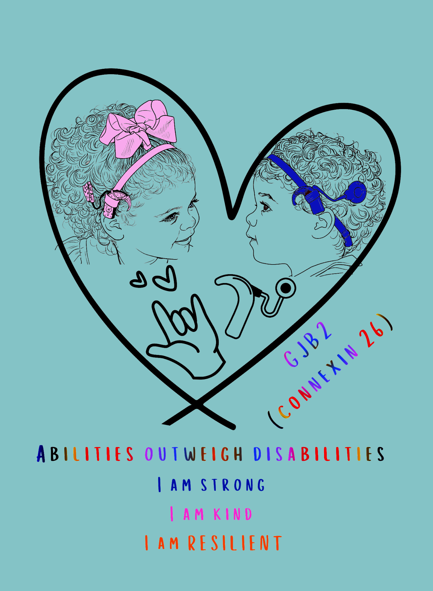 Abilities Outweigh Disabilities Comfort Color Sweatshirts