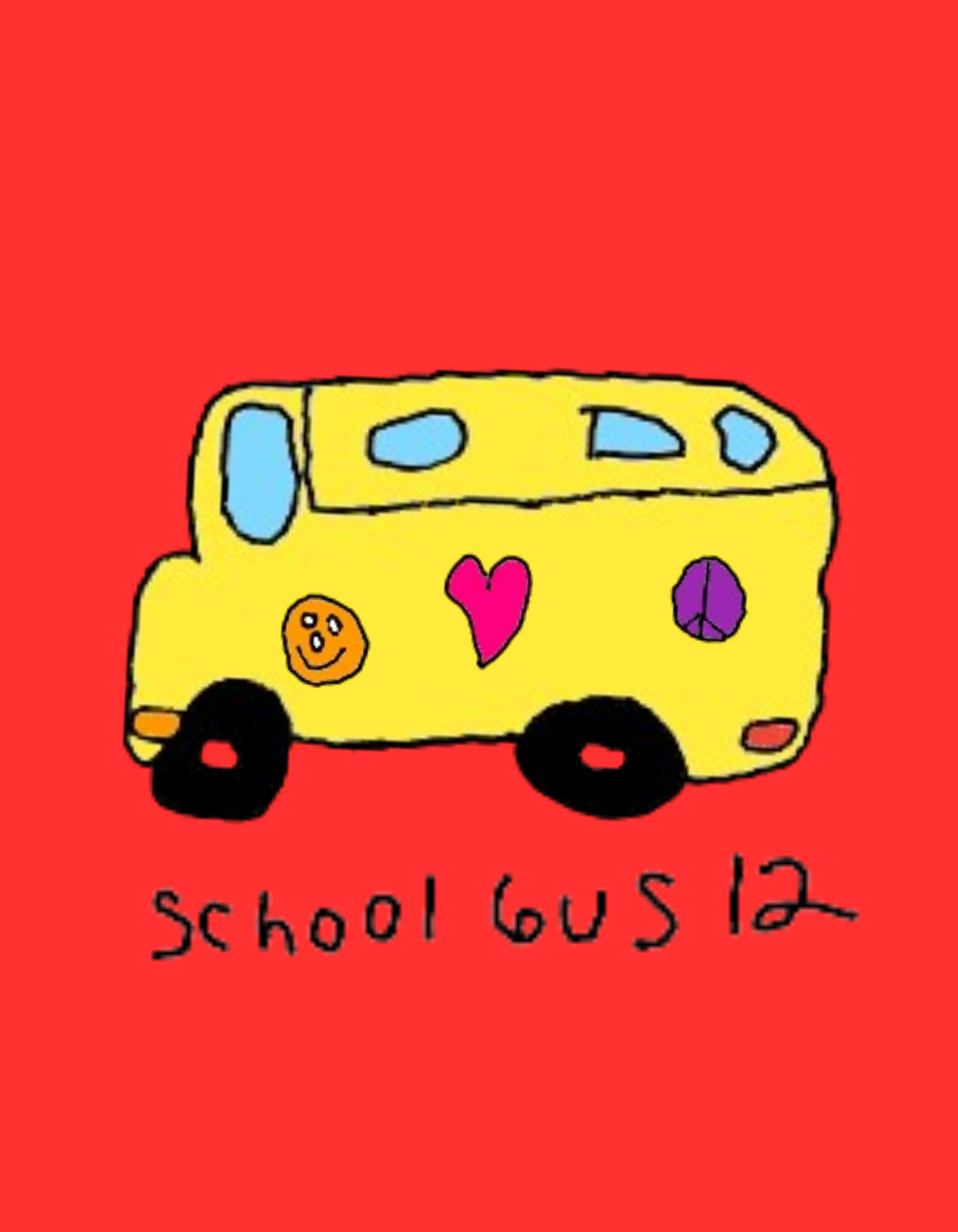 School Bus 12 Tshirt