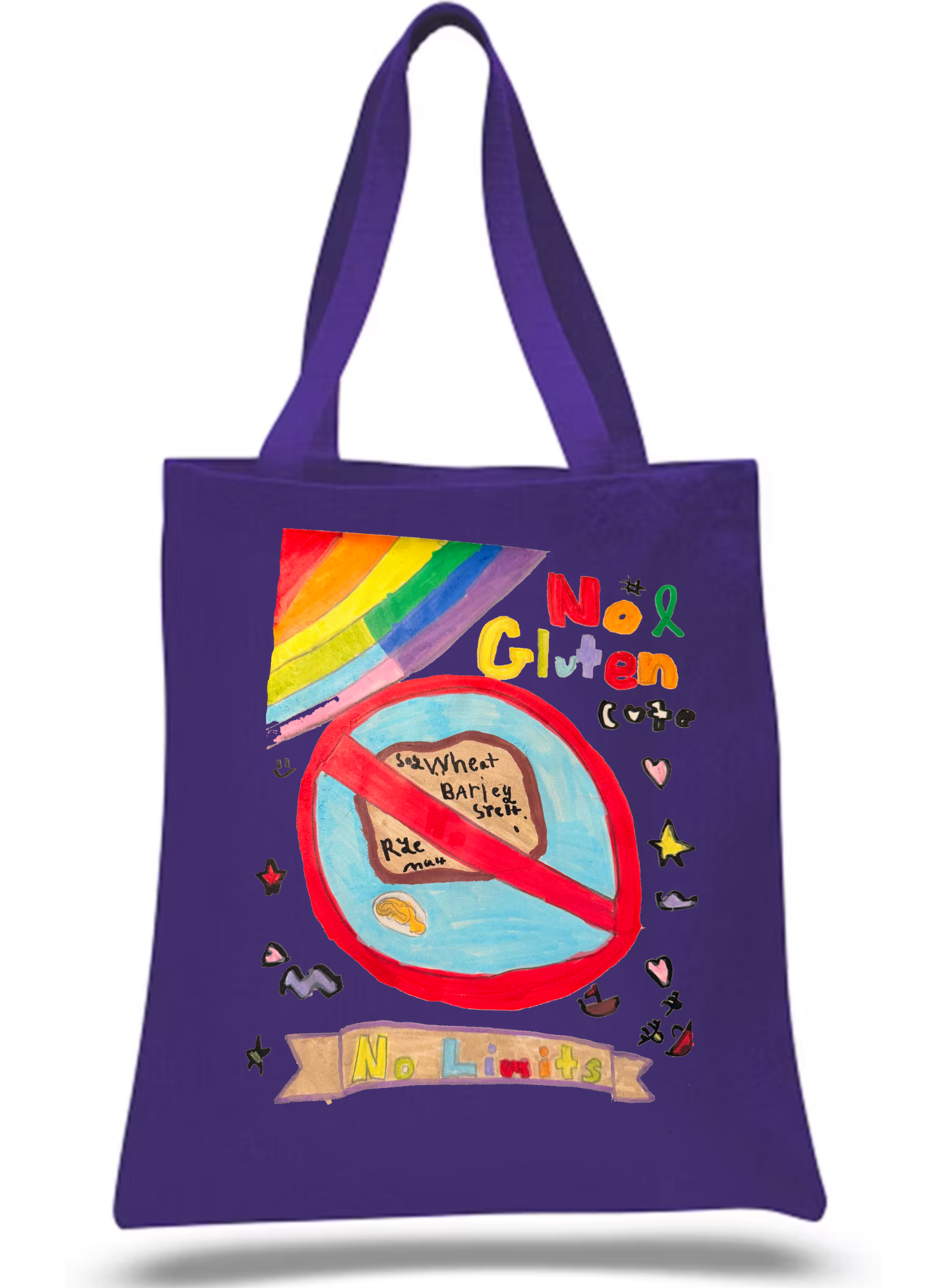 No Gluten No Limits Tote Bag