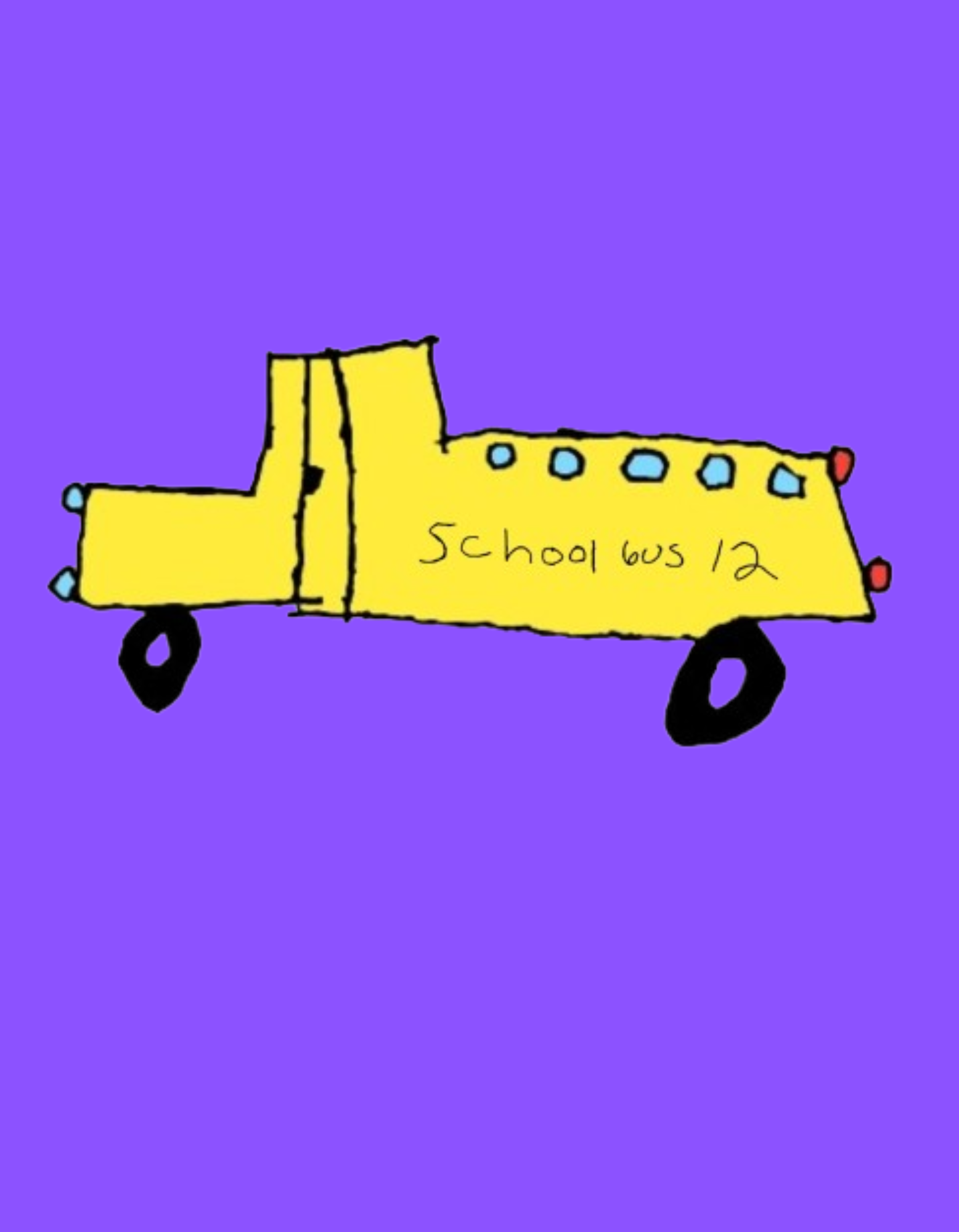 School Bus 12 T-shirt