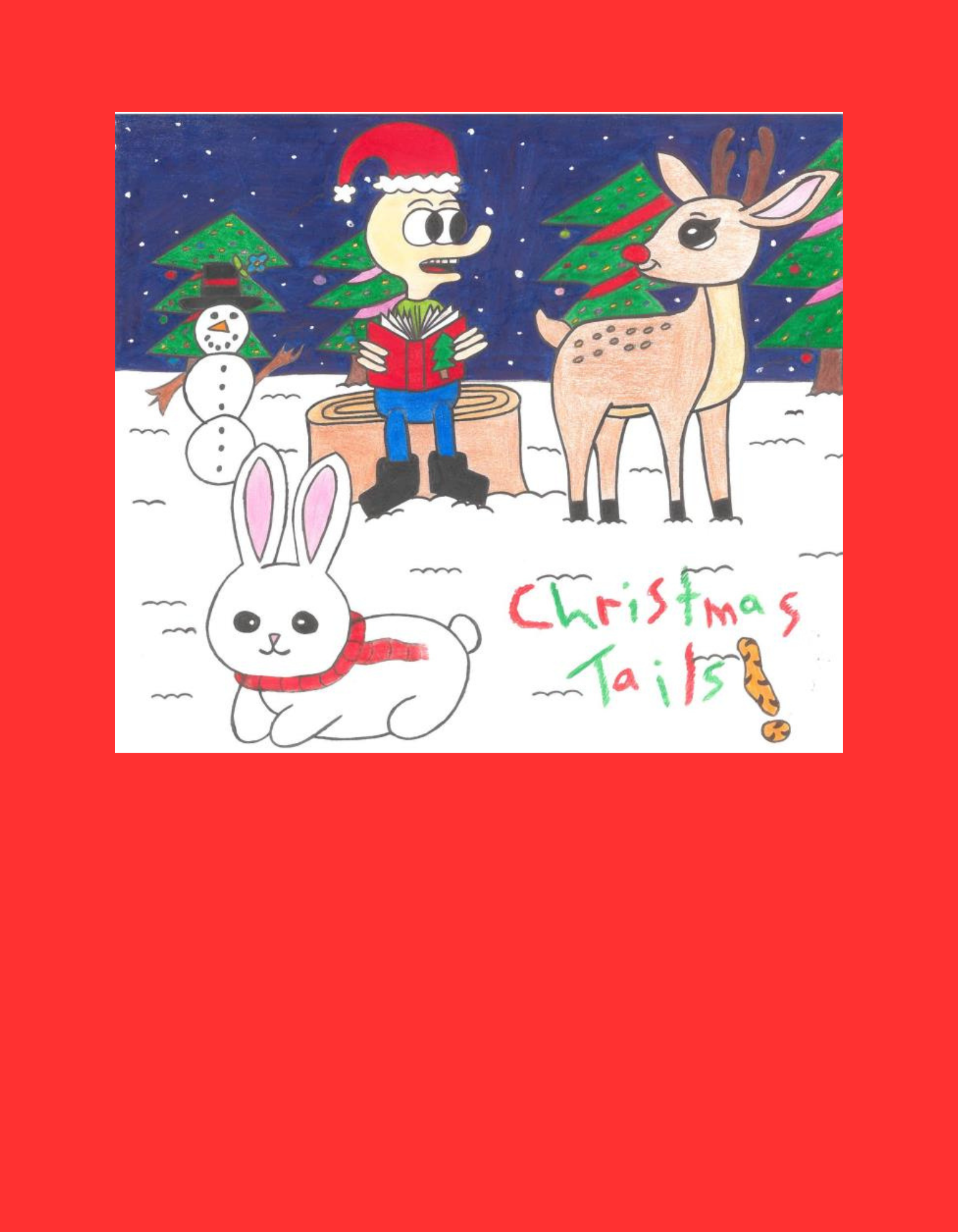Christmas Tails Tshirts
