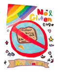 No Gluten Stickers