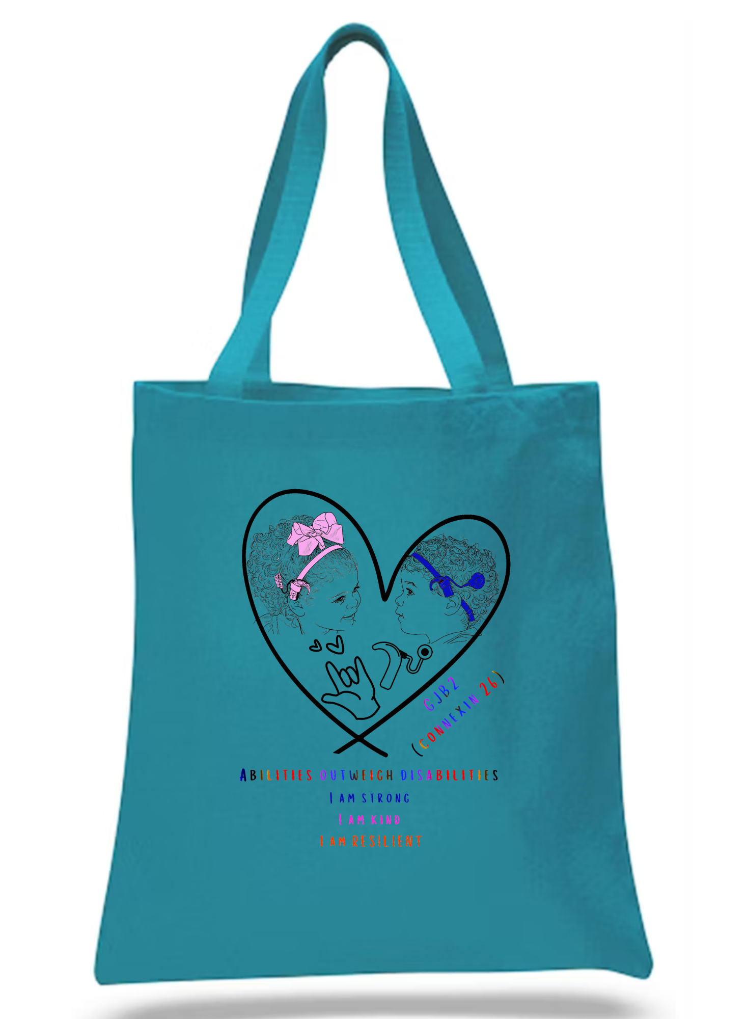 Abilities Outweigh Disabilities Tote Bag